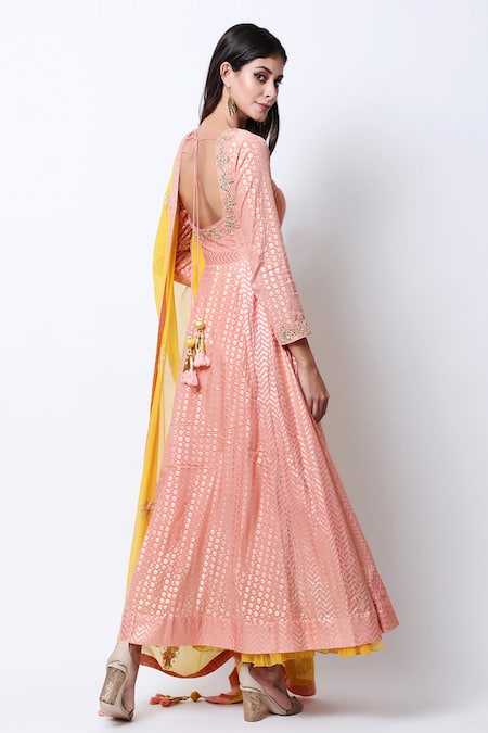 Nikasha Printed Anarkali Set 