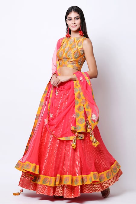 Nikasha Embroidered Lehenga Set 