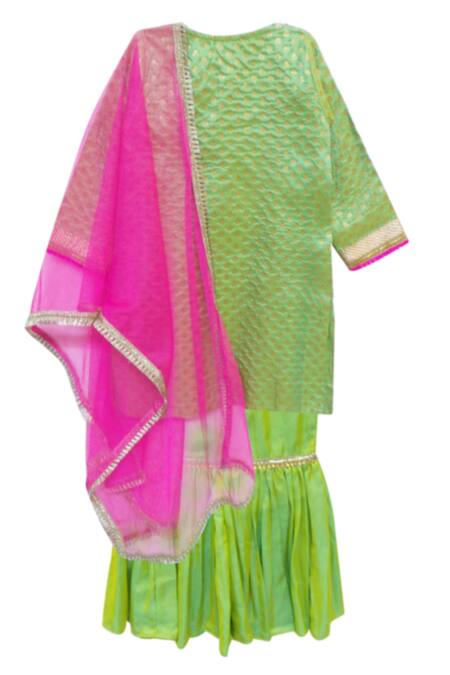 Bloomers By Amrita M Silk Kurta Set 