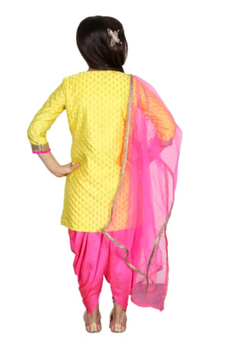 Bloomers By Amrita M Silk Kurta Set 