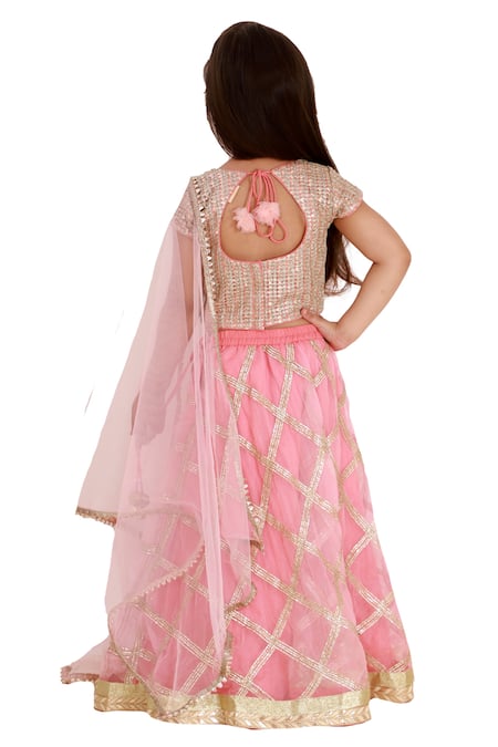 Bloomers By Amrita M Embroidered Lehenga Set 