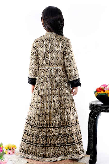 Bloomers By Amrita M Embroidered Gown 