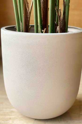 Mason Home_Beige Iron Nordic Textured Planter_Online_at_Aza_Fashions