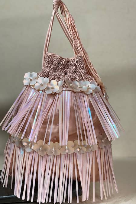 Aamli Azteca Metallic Embellished Potli 