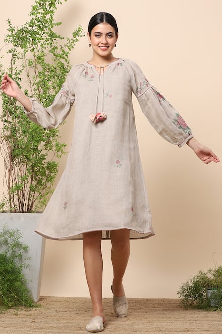 KAVERI Linen Dress 
