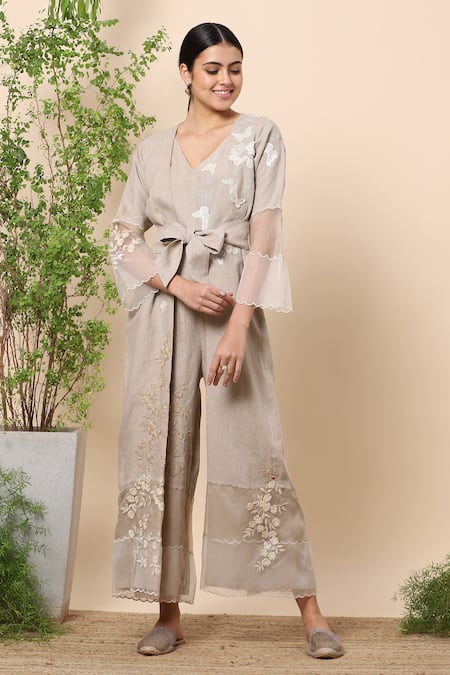 KAVERI Linen Jumpsuit 