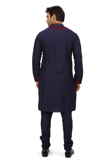 Nitesh Singh Chauhan Embroidered Kurta & Churidar Set 