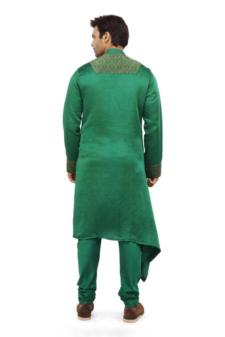 Nitesh Singh Chauhan Asymmetric Kurta Set 