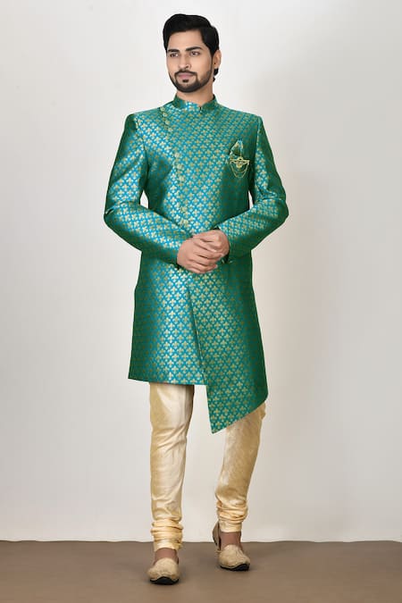 Samyukta Singhania Floral Woven Sherwani Set 