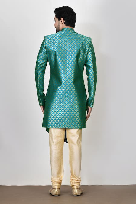 Arihant Rai Sinha Floral Woven Sherwani Set 