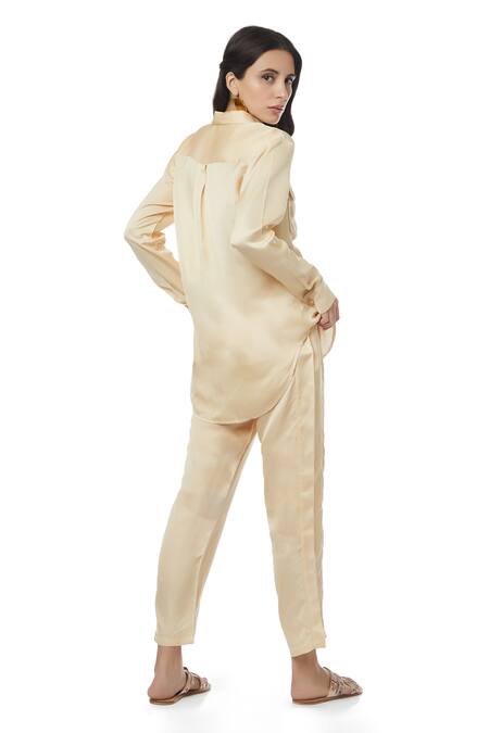 Ankita Slub Satin Pant 