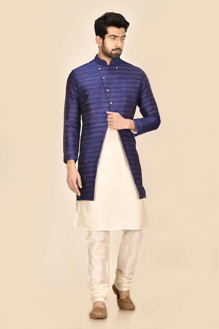 Aryavir Malhotra Silk Sherwani Set 