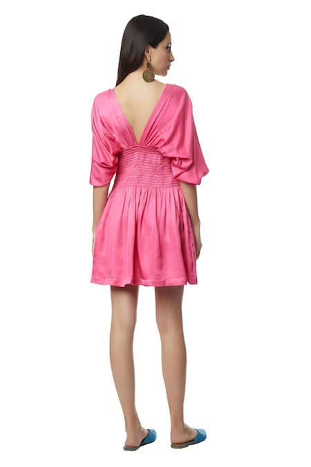 Ankita Judy Empire Smocked Waist Dress 