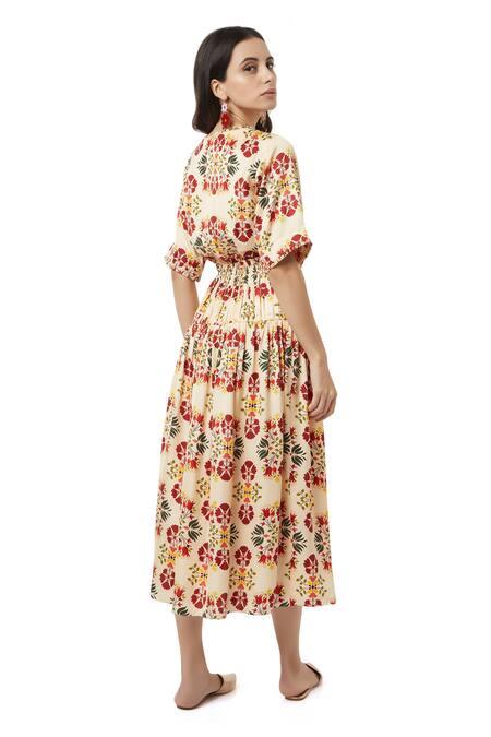 Ankita  Floral Print Midi Dress 