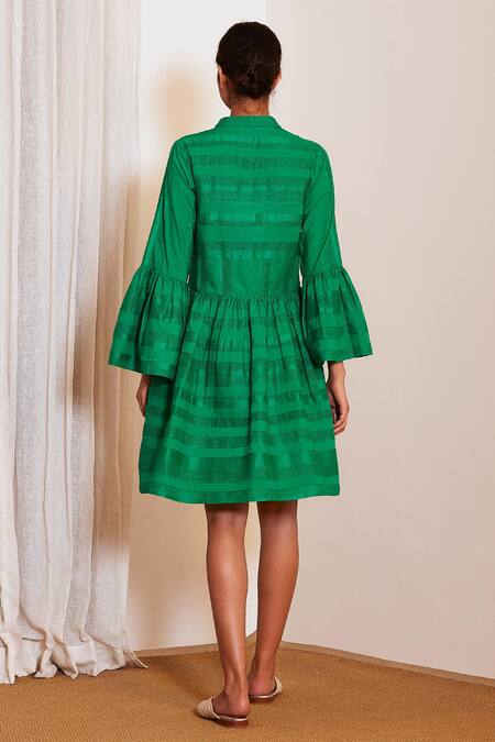 Ankita Stripe Applique Dress 