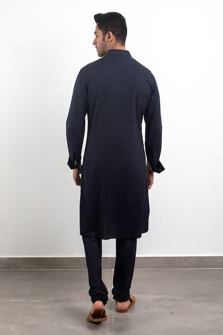 Arjan Dugal Silk Viscose Kurta Set 