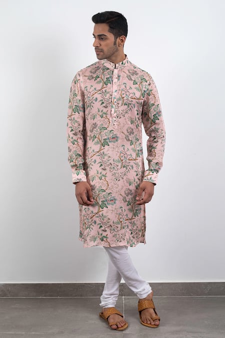 Arjan Dugal Printed Kurta Set 