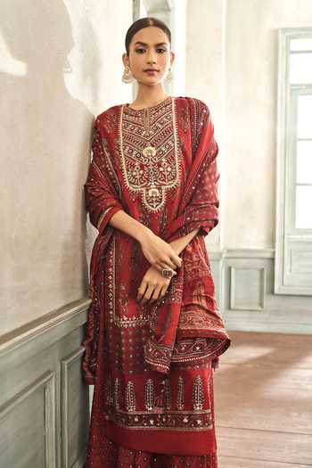 Buy_Anita Dongre_Tarita Ajrakh Sharara Set_Online_at_Aza_Fashions
