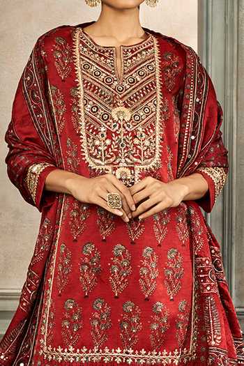 Shop_Anita Dongre_Tarita Ajrakh Sharara Set_Online_at_Aza_Fashions