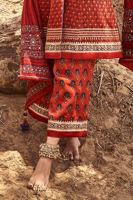 Buy_Anita Dongre_Ekaa Ajrakh Kurta Set_Online_at_Aza_Fashions