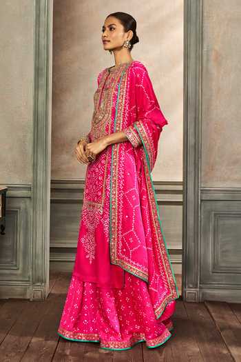 Anita Dongre_Hiti Bandhani Sharara Set_Online_at_Aza_Fashions