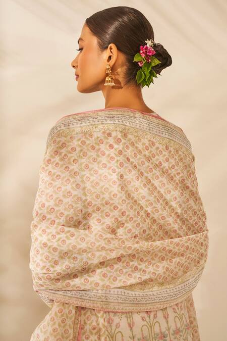 Shop Grassroot By Anita Dongre Hand Block Print Kurta Set Online at Aza Fashions Shop_Grassroot By Anita Dongre_Hand Block Print Kurta Set_Online_at_Aza_Fashions