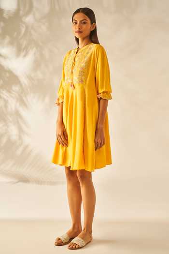 Anita Dongre_Dhwani Short Dress_Online_at_Aza_Fashions