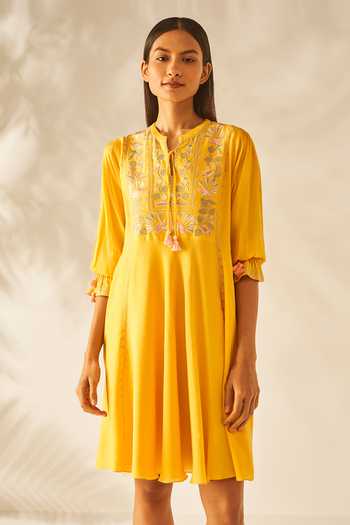 Buy_Anita Dongre_Dhwani Short Dress_Online_at_Aza_Fashions
