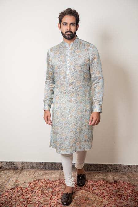 Arjan Dugal Chintz Print Kurta Set 