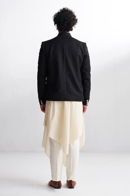 Agraj Jain Baroque Embroidered Open Jacket 