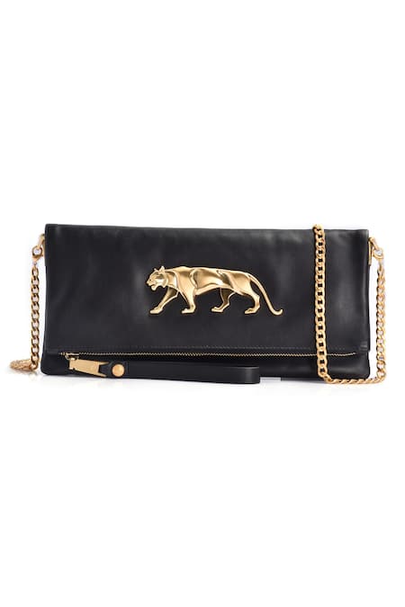 Sabyasachi Bengal Black Embellished Lifafa Bag