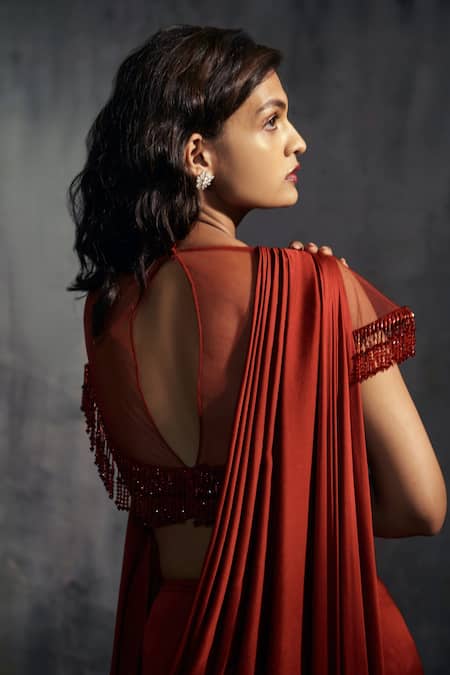 Anjali Kanwar Embroidered Blouse & Dhoti Pant Set 