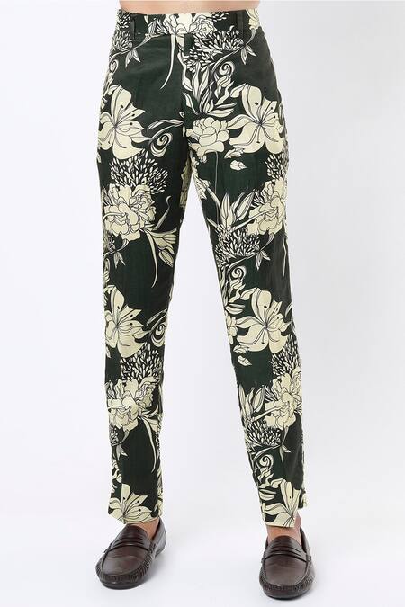 MR. Ajay Kumar Black Cotton Satin Digital Print Angrakha Kurta And Pant Set Online at Aza Fashions MR. Ajay Kumar_Black Cotton Satin Digital Print Angrakha Kurta And Pant Set _Online_at_Aza_Fashions