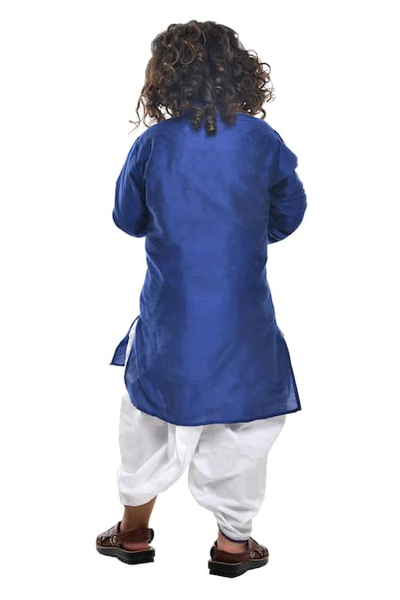 APRICOTKIDS Cotton Silk Kurta & Dhoti Pant Set 