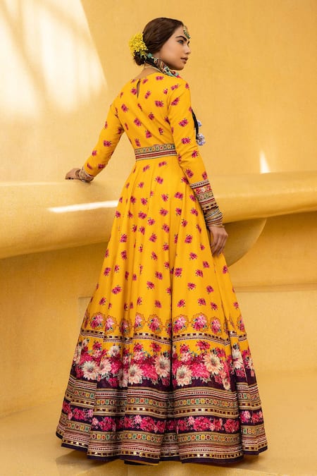 Kalista Inayat Printed Anarkali With Dupatta 