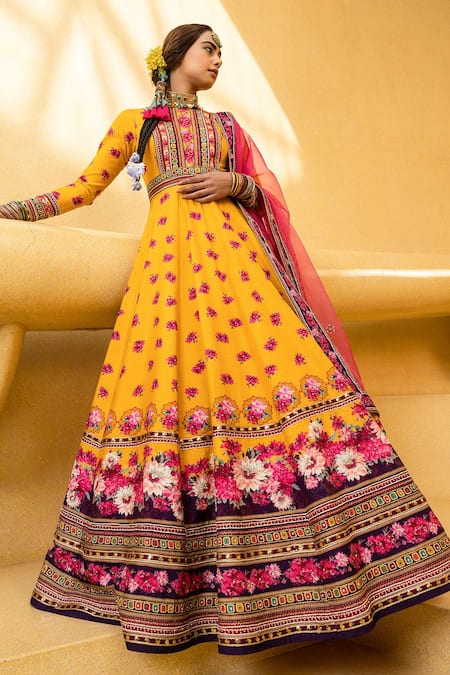 Kalista Inayat Printed Anarkali With Dupatta 