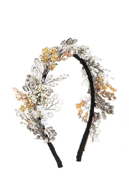 Born Flash Floral Embellished Hairband 