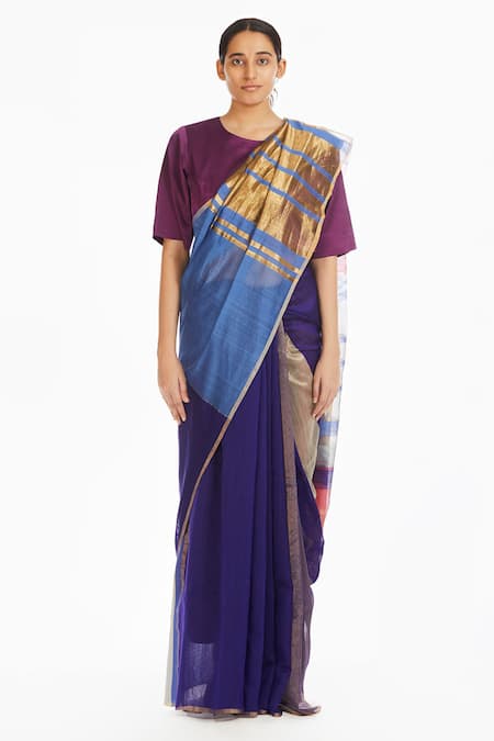 Akaaro Handwoven Cotton Saree 