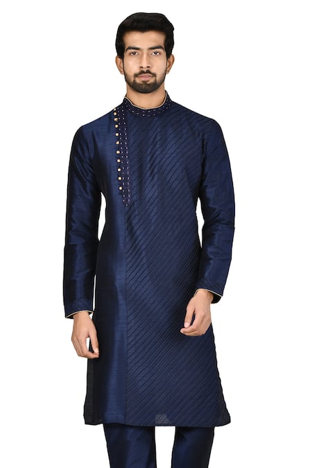 Aryavir Malhotra Silk Kurta Set 