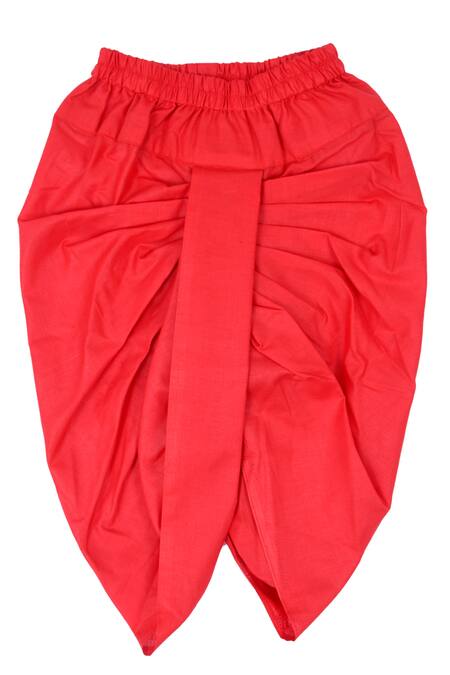 APRICOTKIDS Yellow , Satin Embroidery Kurta And Dhoti Pant Set Online at Aza Fashions APRICOTKIDS_Yellow , Satin Embroidery Kurta And Dhoti Pant Set _Online_at_Aza_Fashions