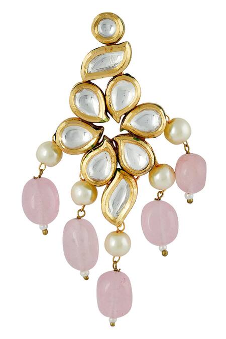 Anayah Jewellery Gold Plated Kundan Alice Choker Set at Aza Fashions Anayah Jewellery_Gold Plated Kundan Alice Choker Set_at_Aza_Fashions