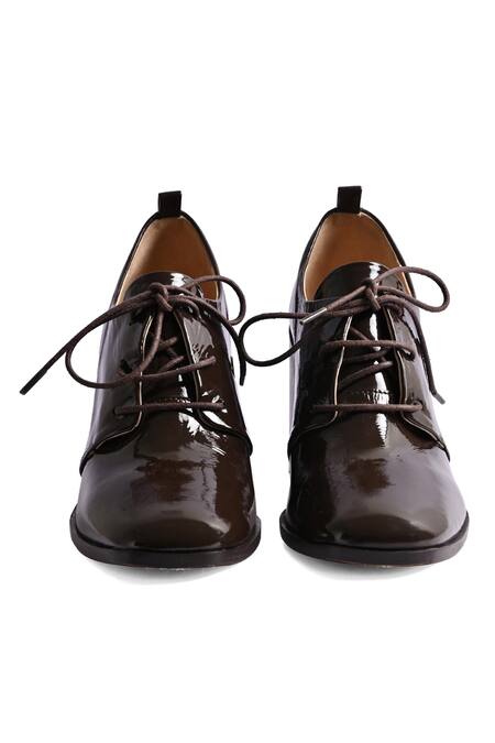 Vanilla Moon_Brown Alisa Block Heel Ankle Boots _Online_at_Aza_Fashions