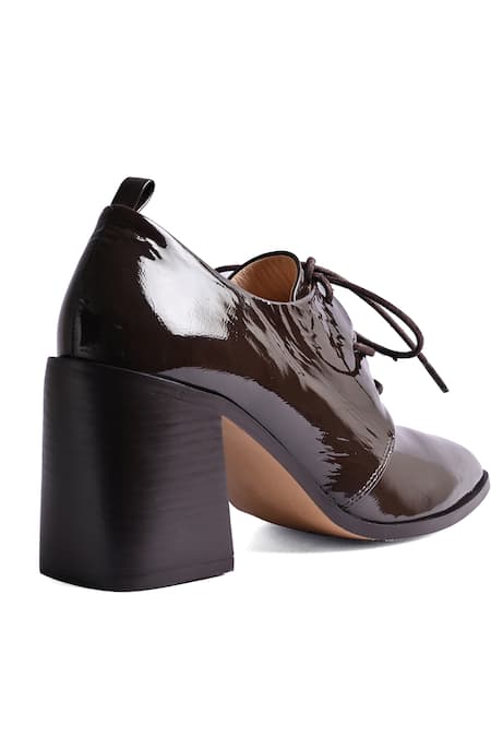 Buy_Vanilla Moon_Brown Alisa Block Heel Ankle Boots _Online_at_Aza_Fashions