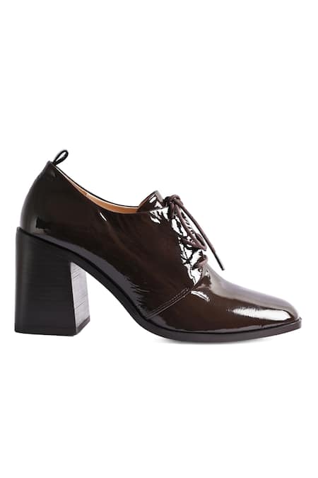 Shop_Vanilla Moon_Brown Alisa Block Heel Ankle Boots _Online_at_Aza_Fashions