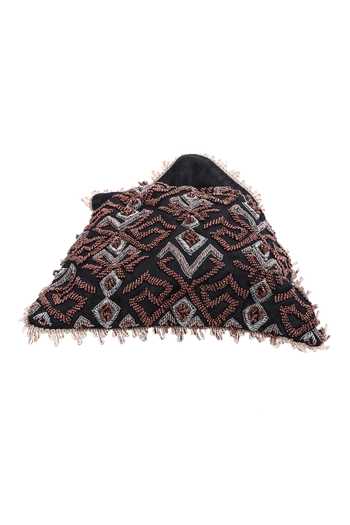 Shop_The Purple Sack_Black Embroidery, Beads Potli Bag _Online_at_Aza_Fashions