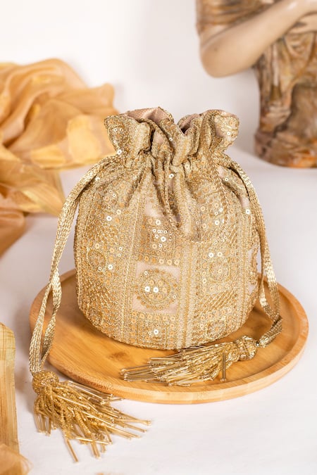 Peora Potli Purse Handmade Evening Wristlet Stylish Handbag for Girls Women  - Price History