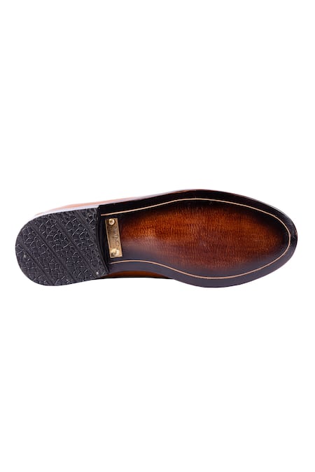 Buy_Artimen_Brown Tassel Kiltie Loafers _Online_at_Aza_Fashions