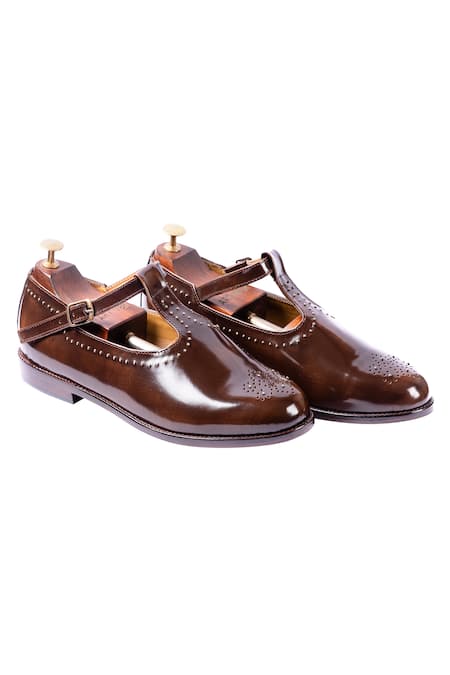 Artimen Leather Brogue Sandals 