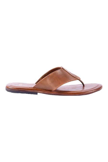 Artimen_Brown Handcrafted Leather Sandals _Online_at_Aza_Fashions
