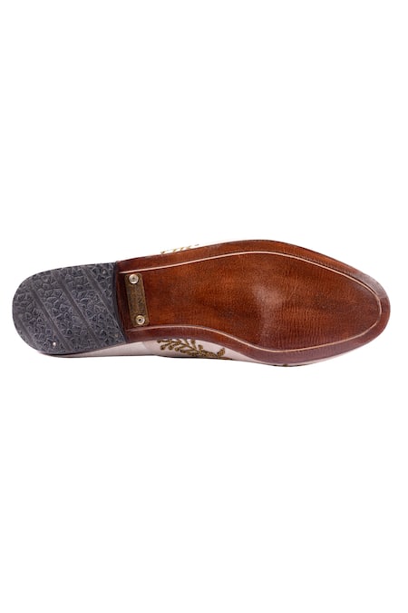 Buy_Artimen_White Velvet Embroidered Espadrilles _Online_at_Aza_Fashions